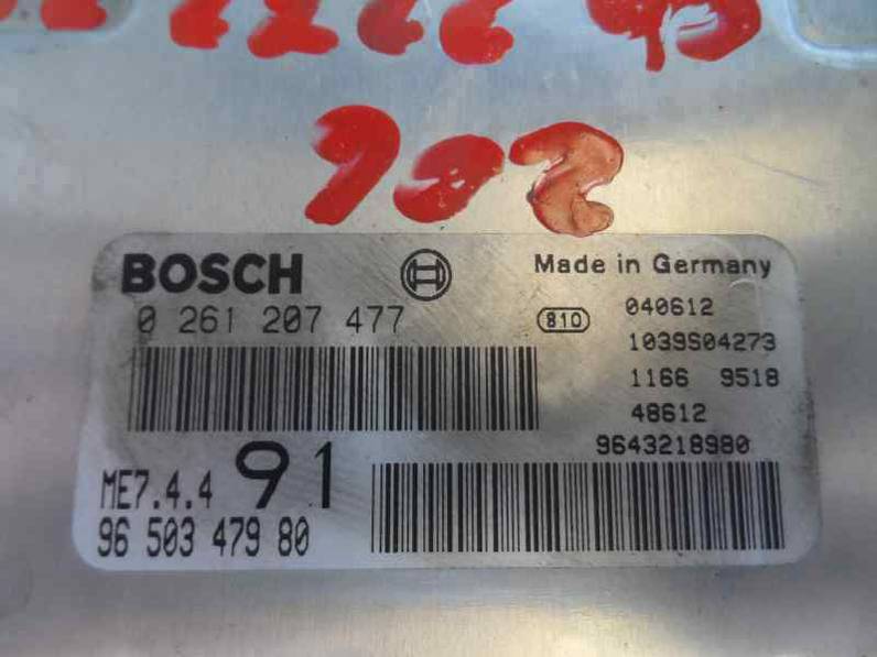 CENTRALITA MOTOR UCE PEUGEOT 206 BERLINA 1998