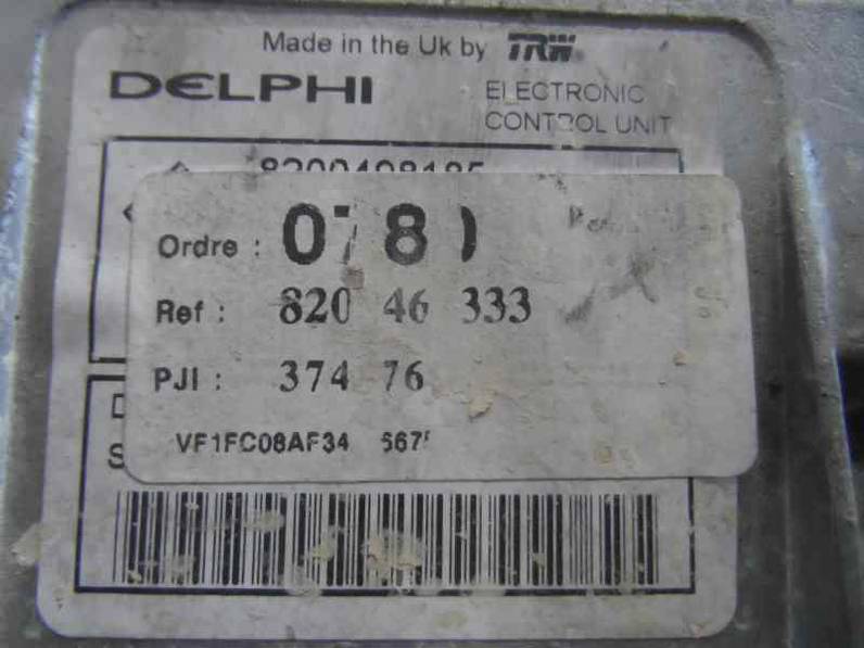 CENTRALITA MOTOR UCE RENAULT KANGOO 2005 1.5 DCI D (82 CV)