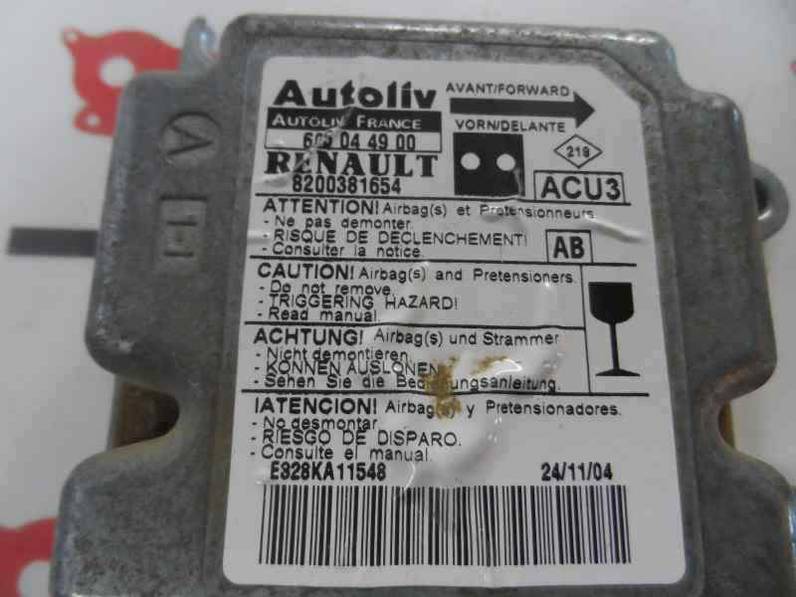 CENTRALITA AIRBAG RENAULT KANGOO 2005 1.5 DCI D (65 CV)