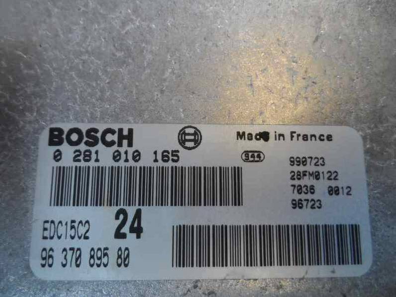 CENTRALITA MOTOR UCE CITROEN XANTIA BERLINA 1999 1.9 TURBODIESEL (90 CV)