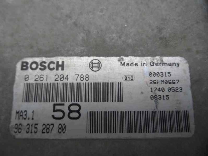 CENTRALITA MOTOR UCE CITROEN SAXO 2000 1.1 (60 CV)