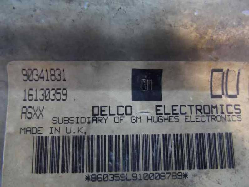 CENTRALITA MOTOR UCE OPEL KADETT E 1984 1.6 (82 CV)