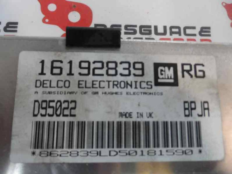 CENTRALITA MOTOR UCE OPEL ASTRA F BERLINA 1991 1.6 (101 CV)