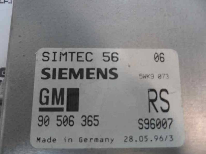 CENTRALITA MOTOR UCE OPEL VECTRA B BERLINA 1996 1.8 16V (116 CV)