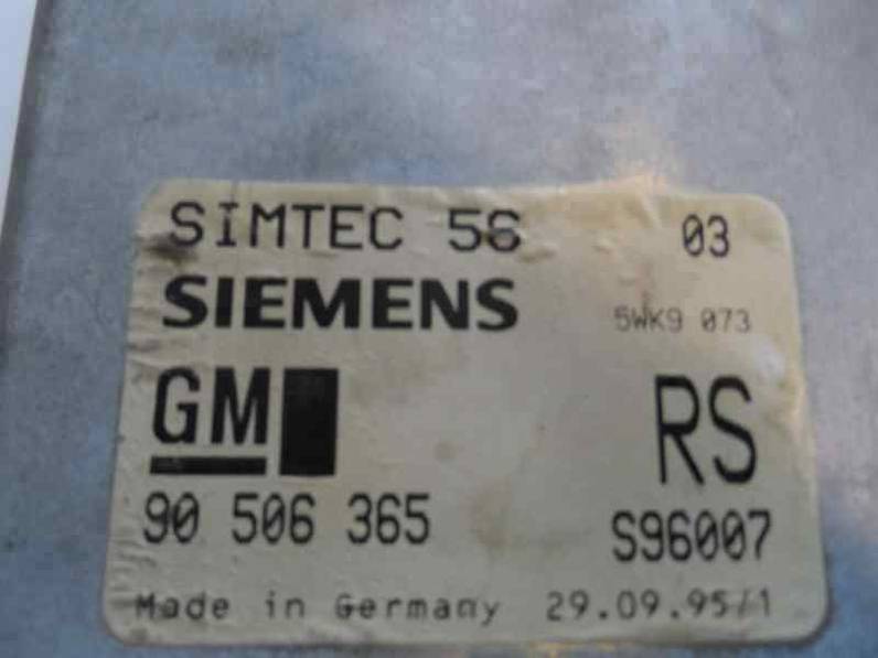 CENTRALITA MOTOR UCE OPEL VECTRA B BERLINA 1996 1.8 16V (116 CV)