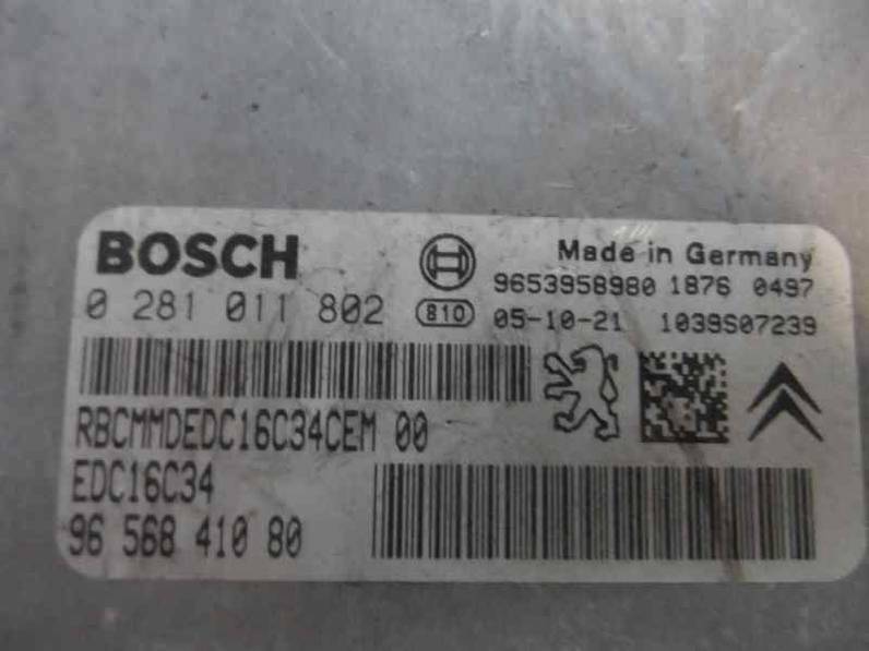 CENTRALITA MOTOR UCE CITROEN XSARA PICASSO 2006 1.6 HDI (109 CV)