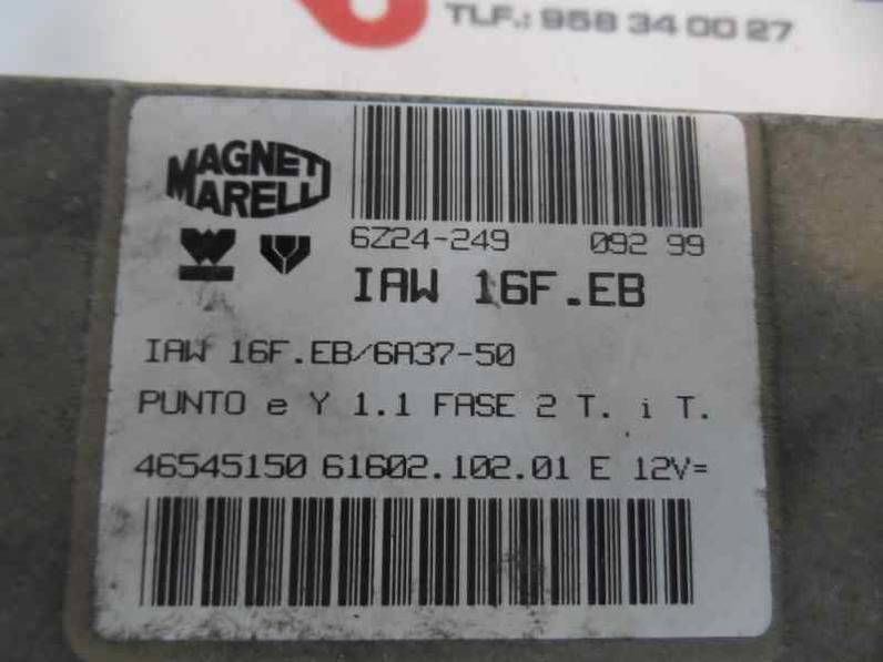 CENTRALITA MOTOR UCE FIAT PUNTO BERL 1993 1.1 (54 CV)