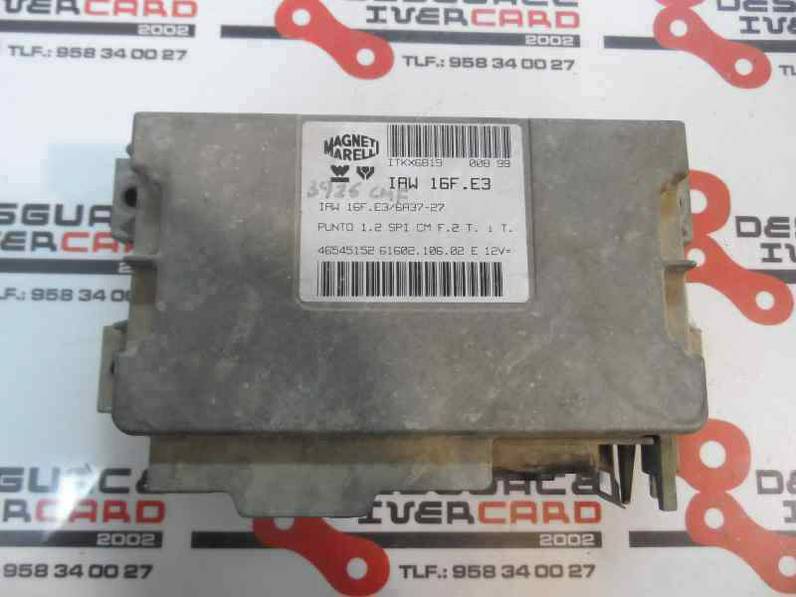 CENTRALITA MOTOR UCE FIAT PUNTO BERLINA 1996 1.1 (54 CV)