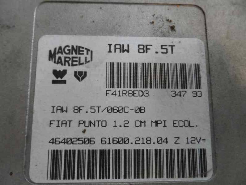 CENTRALITA MOTOR UCE FIAT PUNTO BERL 1993