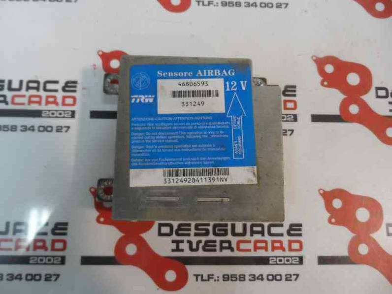 CENTRALITA AIRBAG FIAT PUNTO BERLINA 2002 1.2 (60 CV)