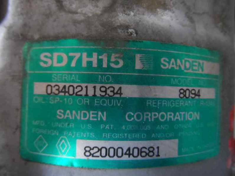 COMPRESOR AIRE ACONDICIONADO VOLVO S40 BERLINA 1995 1.9 TURBODIESEL (90 CV)