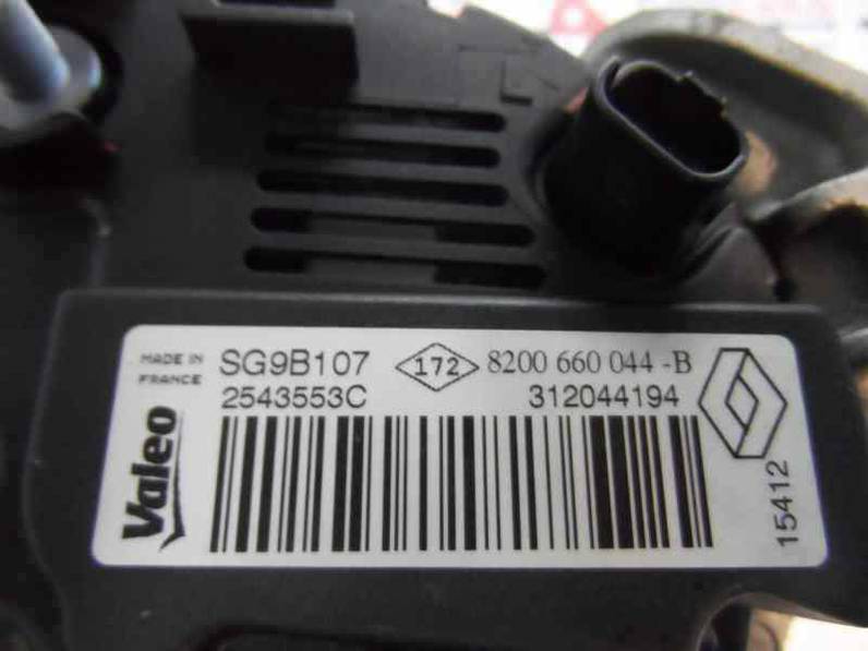 ALTERNADOR DACIA SANDERO 2012 1.2 16V (75 CV)