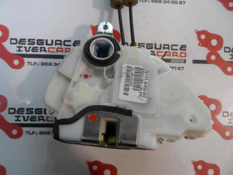 CERRADURA PUERTA DELANTERA IZQUIERDA HONDA CIVIC BERLINA 5 2008 2.2 CTDI (140 CV)