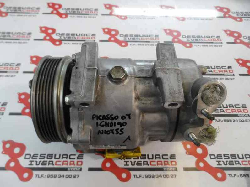 COMPRESOR AIRE ACONDICIONADO CITROEN XSARA PICASSO 2007 1.6 16V HDI (90 CV)