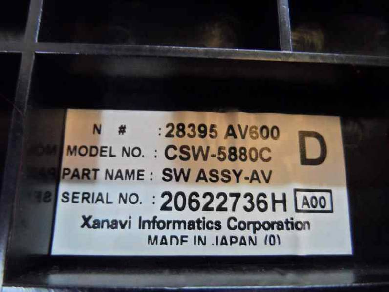 MANDO MULTIFUNCION NISSAN PRIMERA BERLINA 2003 2.2 16V TURBODIESEL (126 CV)