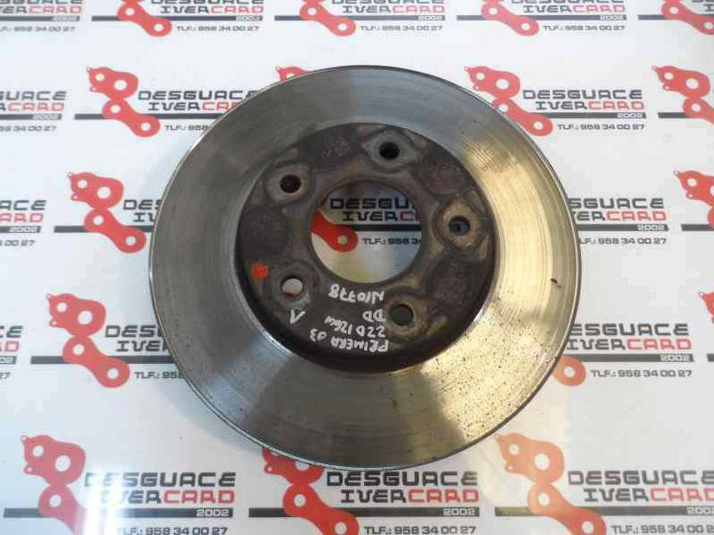 DISCO FRENO DELANTERO NISSAN PRIMERA BERLINA 2003 2.2 16V TURBODIESEL (126 CV)