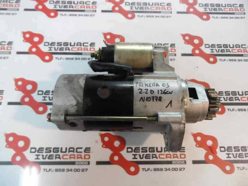 MOTOR ARRANQUE NISSAN PRIMERA BERLINA 2003 2.2 16V TURBODIESEL (126 CV)