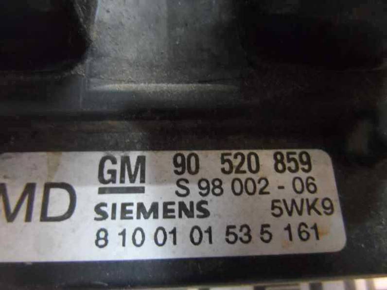 CENTRALITA MOTOR UCE OPEL ASTRA G BERLINA 1998 2.0 16V DI (82 CV)