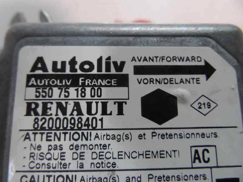 CENTRALITA AIRBAG RENAULT KANGOO 2001 1.9 D (54 CV)