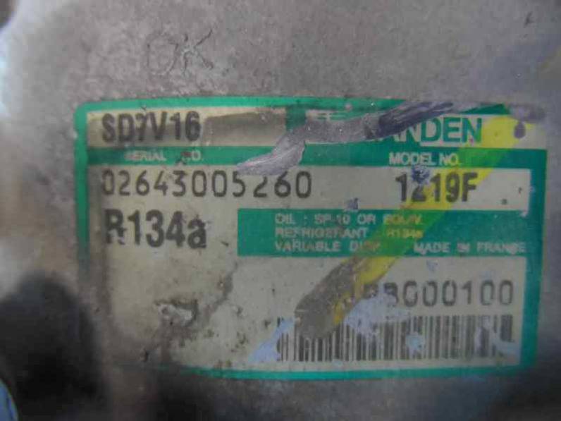COMPRESOR AIRE ACONDICIONADO MG ROVER MG ZR 2001 1.4 16V (103 CV)