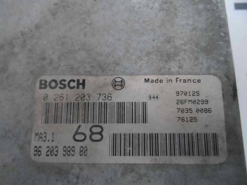 CENTRALITA MOTOR UCE CITROEN SAXO 1997 1.1 (60 CV)