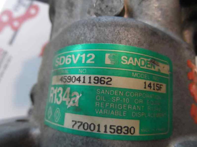 COMPRESOR AIRE ACONDICIONADO RENAULT CLIO II FASE I 1998 1.2 (75 CV)