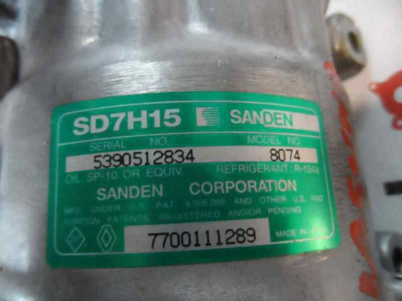 COMPRESOR AIRE ACONDICIONADO RENAULT LAGUNA 1998 1.9 DCI D (107 CV)