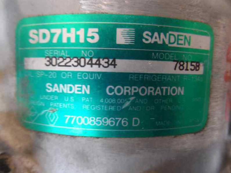 COMPRESOR AIRE ACONDICIONADO RENAULT LAGUNA 1994 1.8 (90 CV)