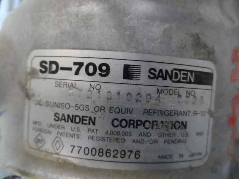 COMPRESOR AIRE ACONDICIONADO RENAULT CLIO I FASE I II 1991 1.4 (75 CV)