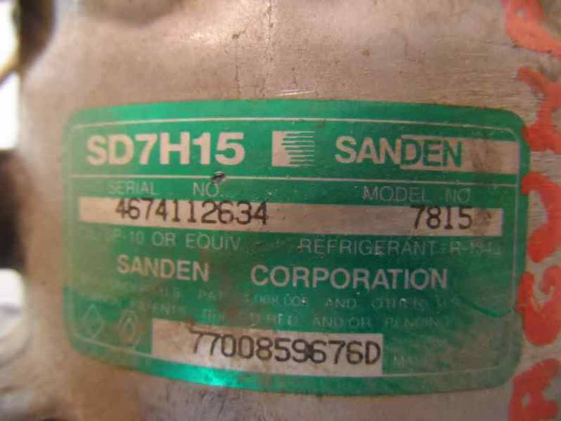 COMPRESOR AIRE ACONDICIONADO RENAULT LAGUNA 1998 1.8 (120 CV)