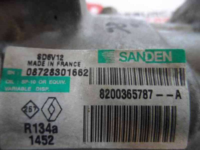 COMPRESOR AIRE ACONDICIONADO RENAULT CLIO III 2005 1.5 DCI D FAP (86 CV)