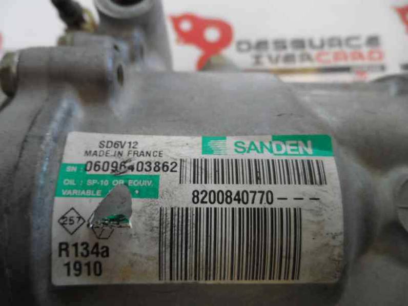 COMPRESOR AIRE ACONDICIONADO RENAULT CLIO III 2005 1.2 16V (101 CV)