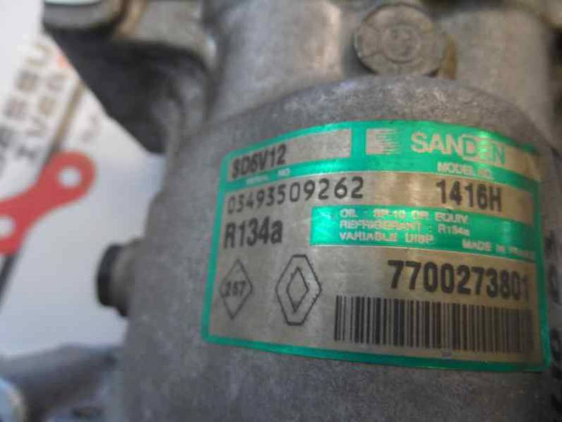 COMPRESOR AIRE ACONDICIONADO RENAULT CLIO II FASE II 2001 1.4 16V (98 CV)