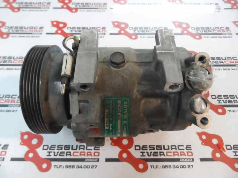 COMPRESOR AIRE ACONDICIONADO RENAULT CLIO II FASE I 1998 1.6 (107 CV)