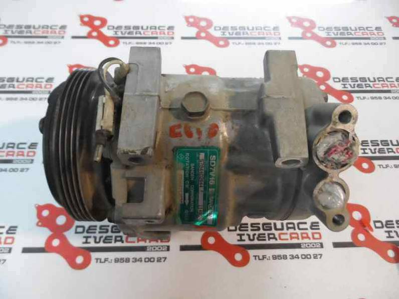 COMPRESOR AIRE ACONDICIONADO RENAULT CLIO II FASE I 1998 1.4 (75 CV)