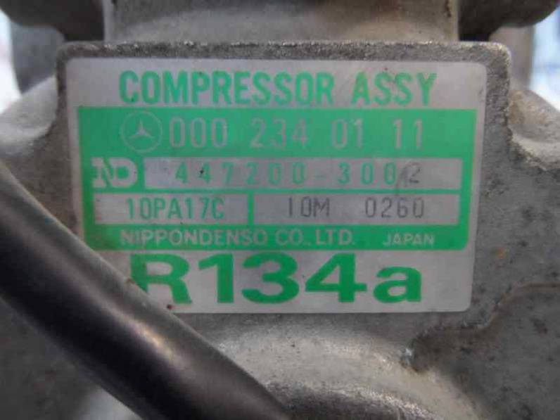 COMPRESOR AIRE ACONDICIONADO MERCEDES CLASE E BERLINA DIESEL 1995