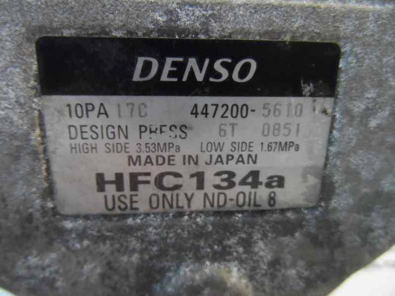 COMPRESOR AIRE ACONDICIONADO HONDA ACCORD BERLINA 1998 2.0 16V (147 CV)