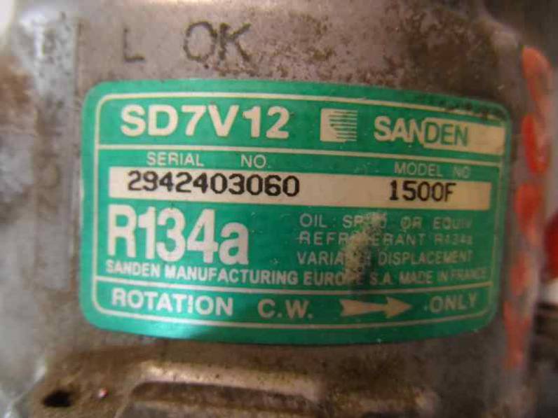 COMPRESOR AIRE ACONDICIONADO CITROEN XSARA BERLINA 1997 1.6 (88 CV)