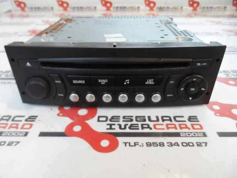 SISTEMA AUDIO RADIO CD PEUGEOT 207 2007 1.6 16V HDI (90 CV)