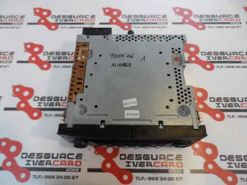 SISTEMA AUDIO RADIO CD PEUGEOT 207 2007 1.6 16V HDI (90 CV)