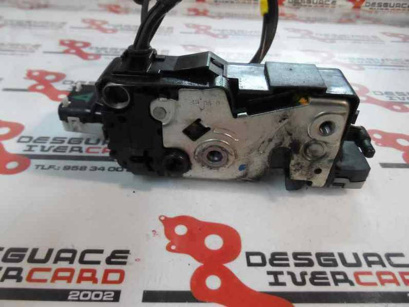 CERRADURA PUERTA TRASERA IZQUIERDA PEUGEOT 207 2007 1.6 16V HDI (90 CV)