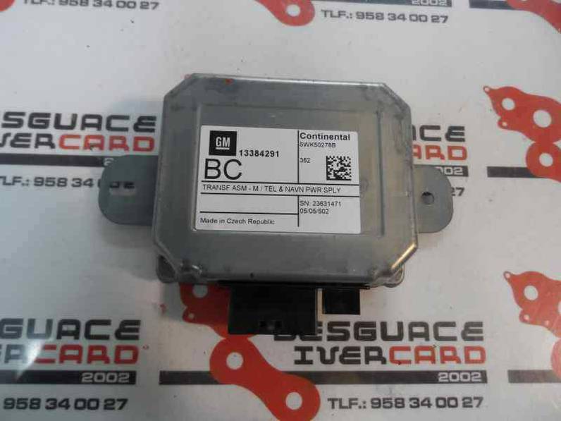 MODULO ELECTRONICO OPEL ASTRA J LIM 2012 2.0 16V CDTI (165 CV)