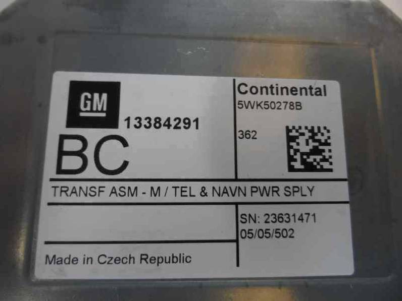 MODULO ELECTRONICO OPEL ASTRA J LIM 2012 2.0 16V CDTI (165 CV)