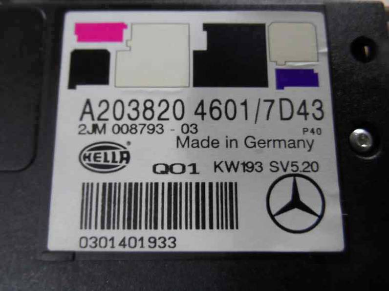 LUZ INTERIOR MERCEDES CLASE C BERLINA 2004 2.2 CDI (122 CV)