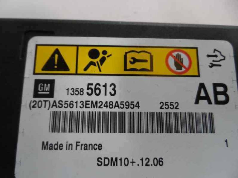 CENTRALITA AIRBAG OPEL ASTRA J LIM 2012 2.0 16V CDTI (165 CV)