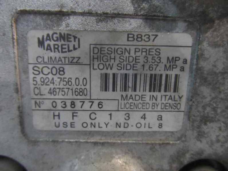 COMPRESOR AIRE ACONDICIONADO FIAT PUNTO BERLINA 1999 1.2 (60 CV)