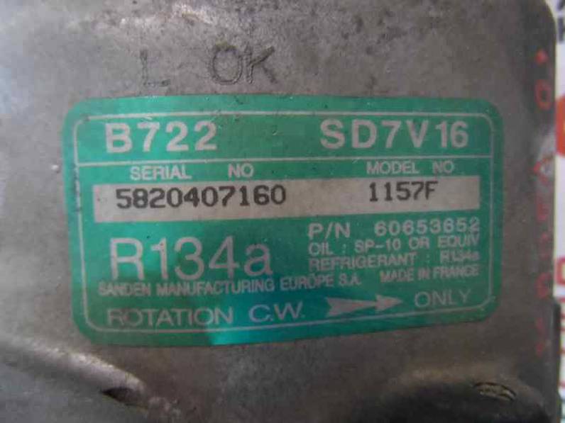 COMPRESOR AIRE ACONDICIONADO FIAT MAREA BERLINA 1996 1.9 JTD (105 CV)