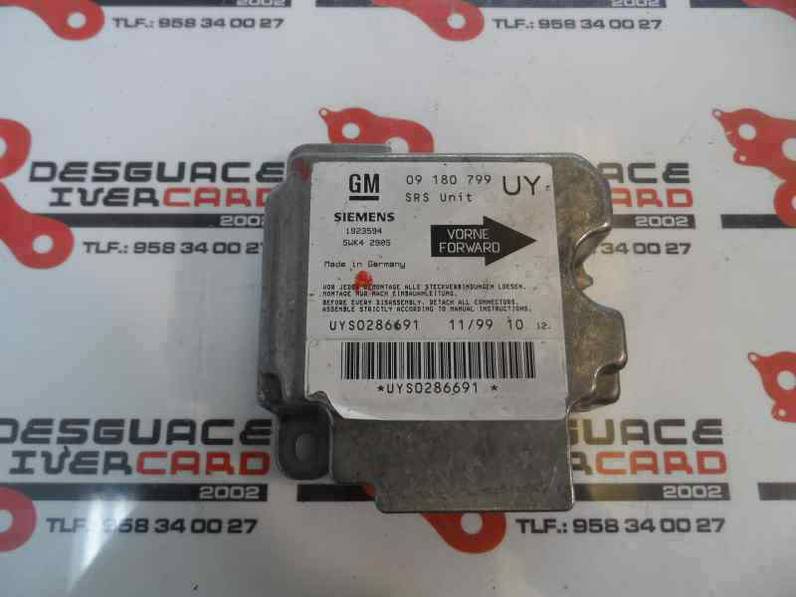 CENTRALITA AIRBAG OPEL ASTRA G BERLINA 1999 2.0 16V DI (82 CV)