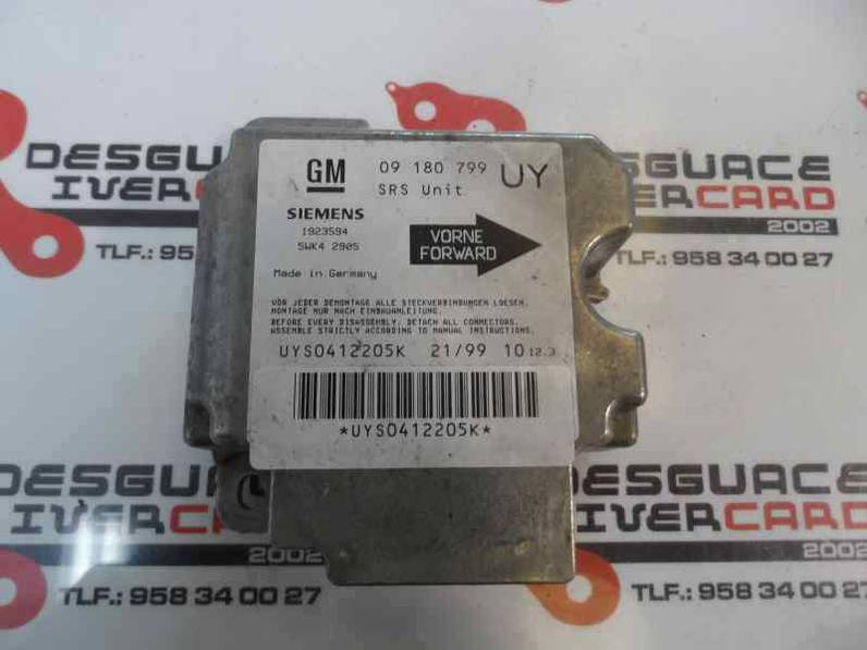 CENTRALITA AIRBAG OPEL ASTRA G BERLINA 1998 1.7 TURBODIESEL (68 CV)