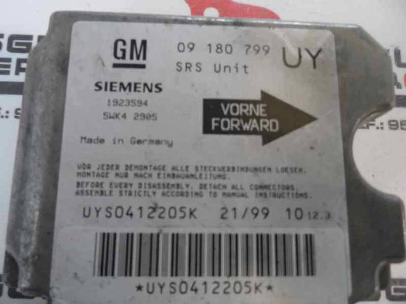 CENTRALITA AIRBAG OPEL ASTRA G BERLINA 1998 1.7 TURBODIESEL (68 CV)